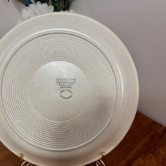 Vintage Doverstone Staffordshire Heather Pattern Serving Plate – 32 cm Stoneware - Picture 4 of 4